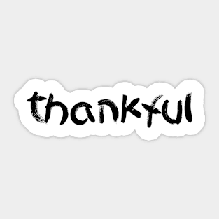 thankful Sticker